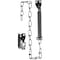 Wright Wright 8.8 in. D X 50 ft. in. L Galvanized Black Steel Spring & Chain Door Retainer 1 pk V11BL - alternate 2